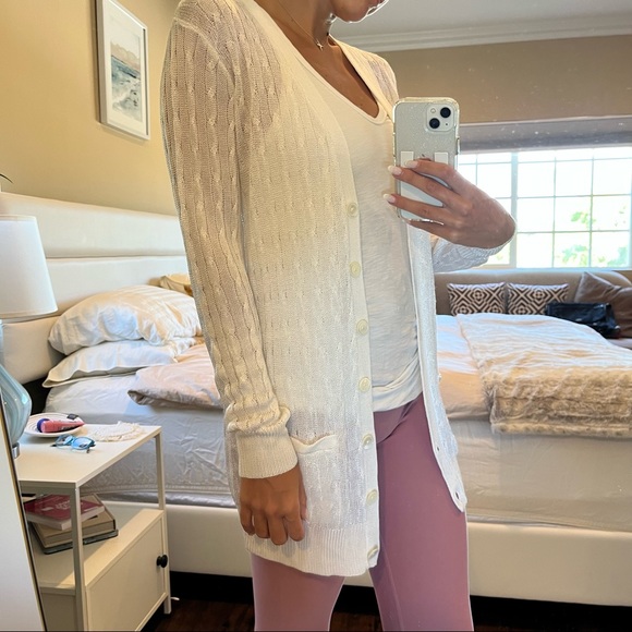 Ralph Lauren White Cardigan - Picture 5 of 5